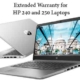 Extended Warranty for HP 240 and 250 Laptops