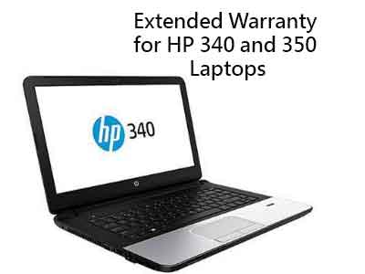Extended Warranty for HP 340 and 350 Laptops